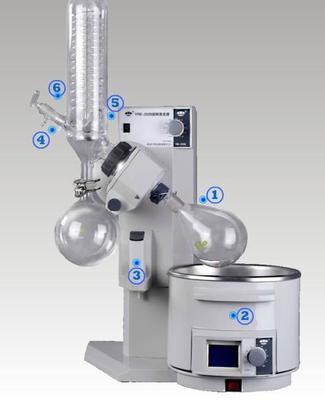 予华YRE-202B旋转蒸发仪 精准控温与便捷加液，实验室高效浓缩的得力助手